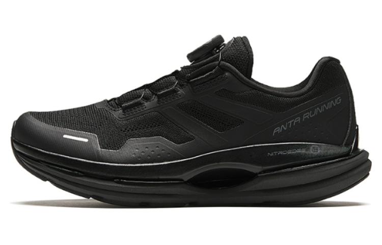Anta Round Tip Cushioning Abrasion Resistant Cushioning, Wear Resistant Low top Running Shoes Women’s Black