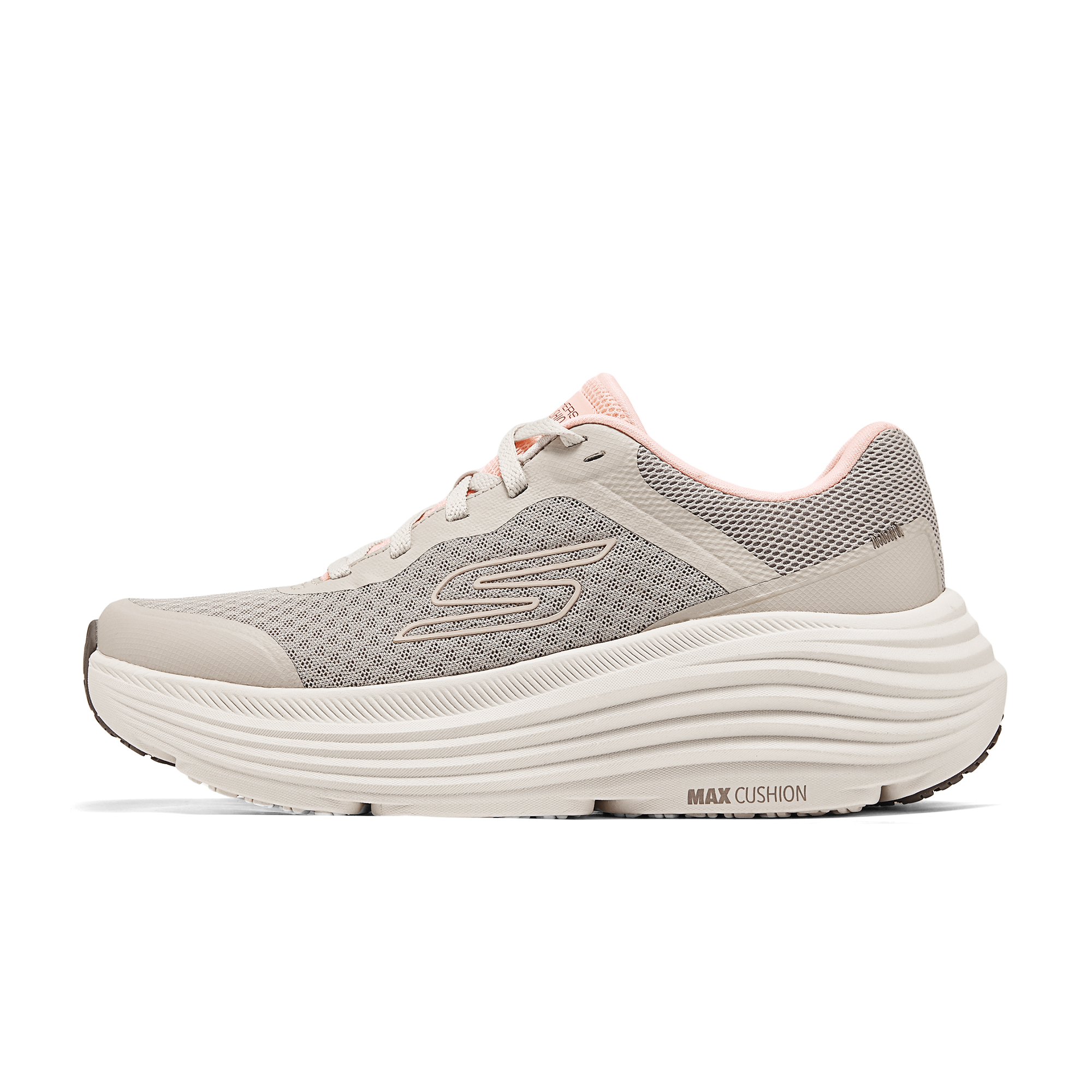 Skechers Zongyun Abrasion Resistant Breathable Height Increasing Running Shoes Women’s Gray