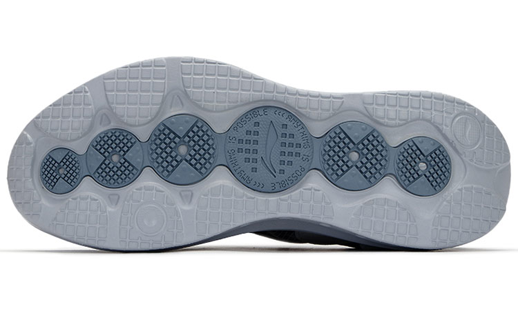 Li Ning Apocalypse Tianqi Cushioning Rebound Low top Running Shoes Men’s Landmark Gray