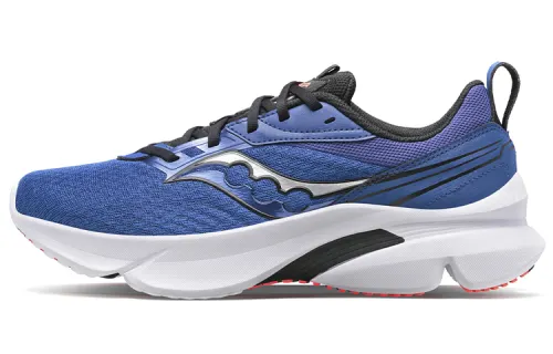 Saucony Odysseus Comfortable Fabric Cushioning Slip Resistant Abrasion Resistant Low top Running Shoes Men's Blue White