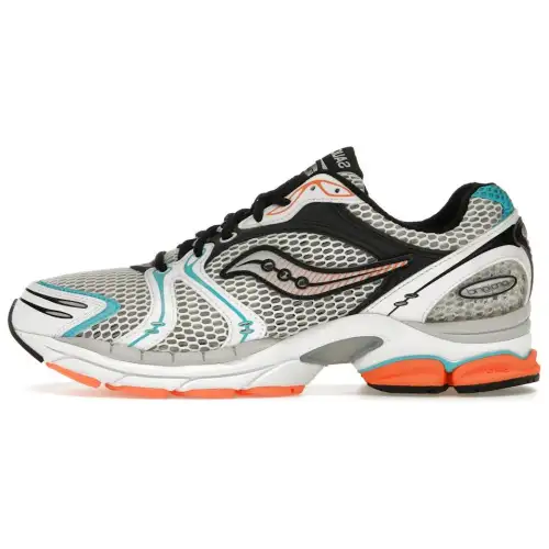 saucony ProGrid Triumph 4 White Teal Orange