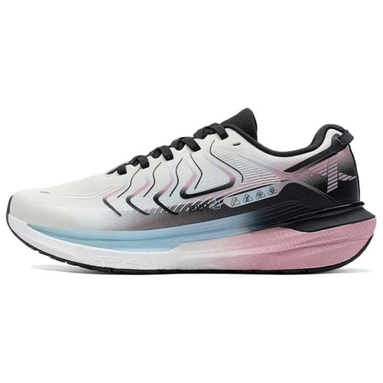 XTEP Wind And Fire 28 Fabric Cushioning Slip Resistant Low top Running Shoes Women’s White Pink Black
