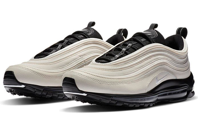 Мужские кроссовки Nike Air Max 97 (бежево-черные) — фото 3