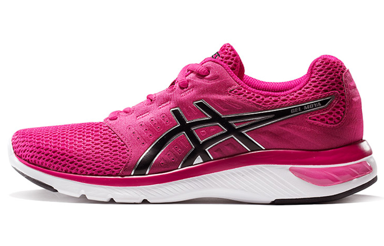Asics Gel moya Comfortable Abrasion Resistant Low top Running Shoes Women's Pink