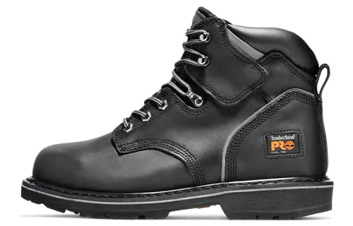 Timberland Pro Pit Boss 6 Inch Steel Toe Boot 'Black Oiled Nubuck'