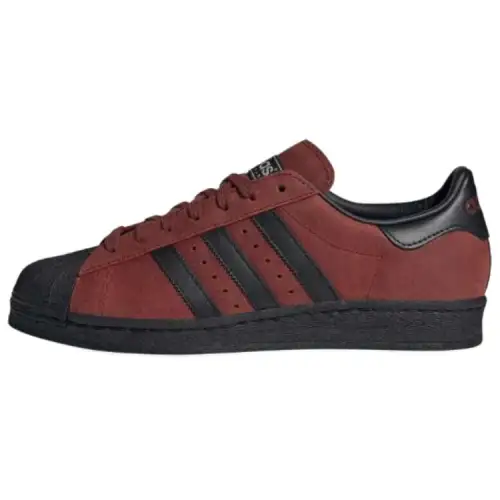 Superstar Adidas Originals 82 'Maroon Black'