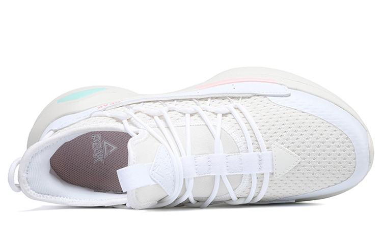 PEAK Slip Resistant Abrasion Resistant Slip Resistant Abrasion Resistant Low top Running Shoes Women’s Ecru