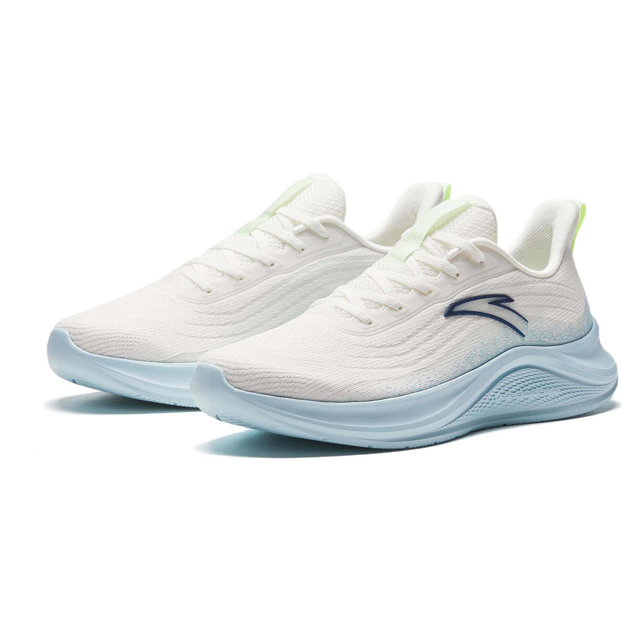 Anta Slip Resistant Abrasion Resistant Low top Casual Running Shoes Women’s White Blue