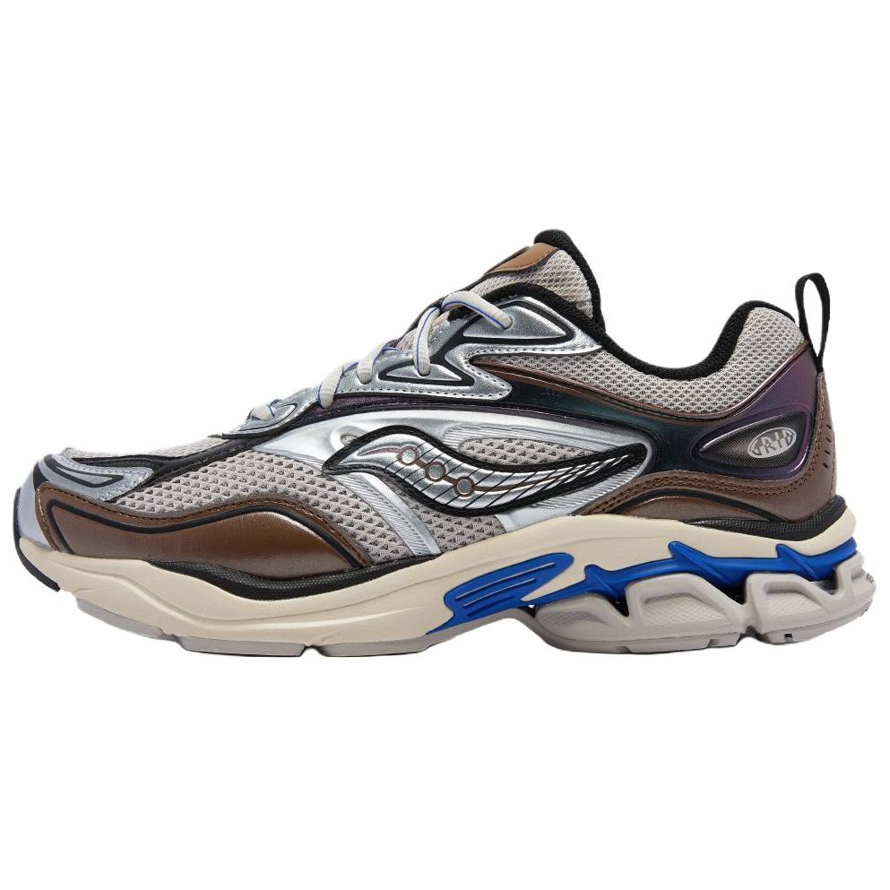 Saucony GRID FUSION Low top Running Shoes Unisex Gray Silver