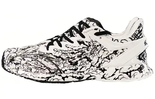 Anta Non slip Lightweight Low top Running Shoes Men's White Black