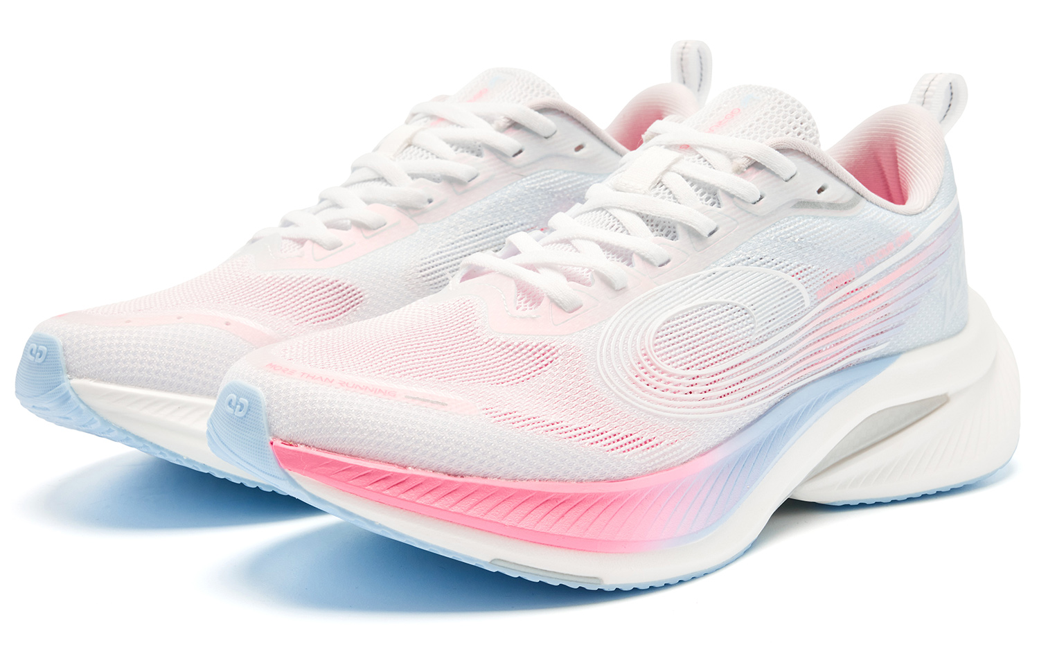 QIAODAN Feispeed 3.0 Fabric Low top ChaiPRO Rebound Technology Casual Running Shoes Women’s White Pink
