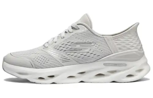 Skechers Cushioning, Wear Resistant Low top Running Shoes Women's Gray Silver