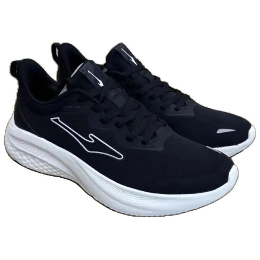 Erke Fashion Trend Cushioning Breathable Low top Running Shoes Men’s Jet Black