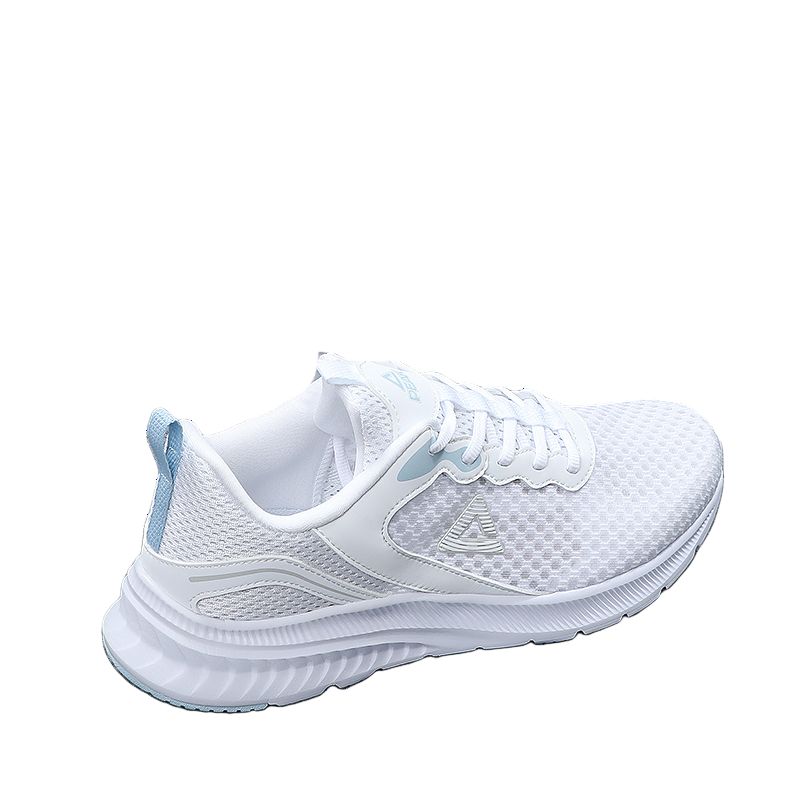 PEAK Slip Resistant, Breathable, Lightweight Low top Running Shoes Men’s All White