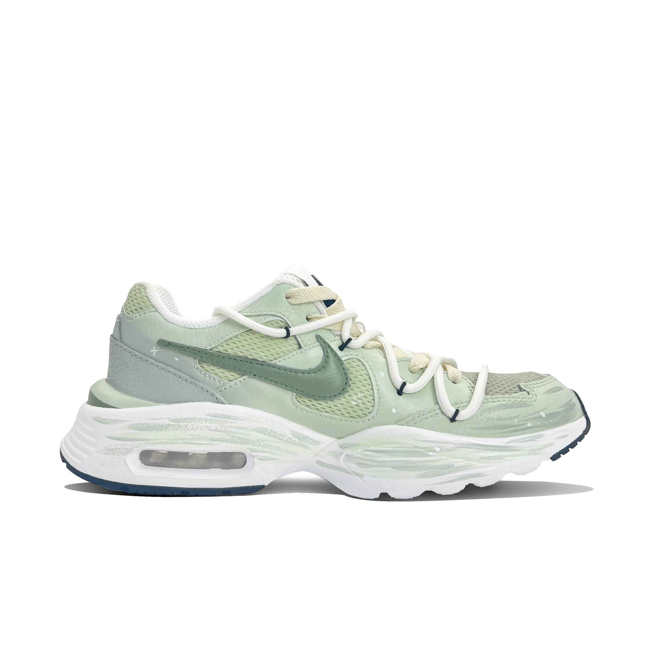 Nike Air Max Fusion Abrasion Resistant Low top Athletic Shoes Women’s Green