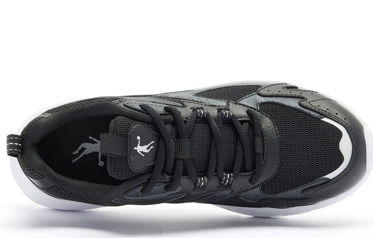 QIAODAN Cushioning Abrasion Resistant Breathable Low top Running Shoes Women’s Black White