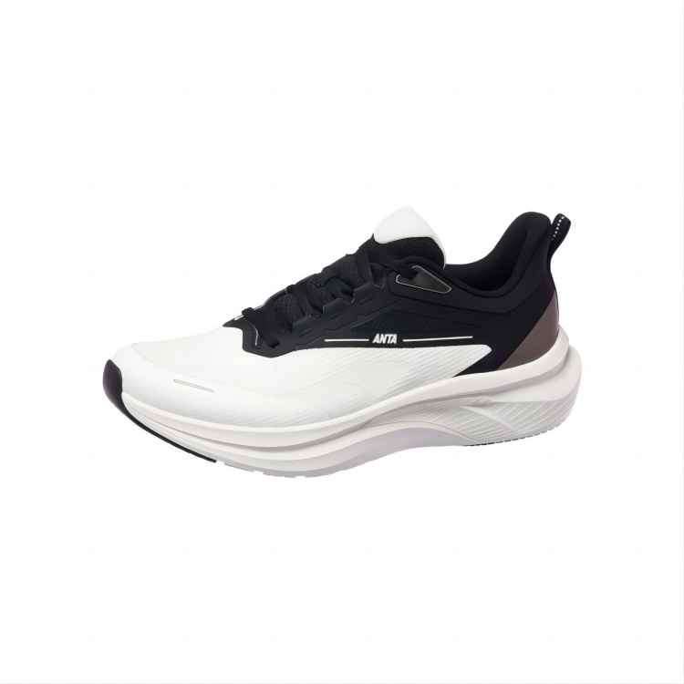 Anta Light Cloud Slip Resistant Low top Running Shoes Men’s White Black