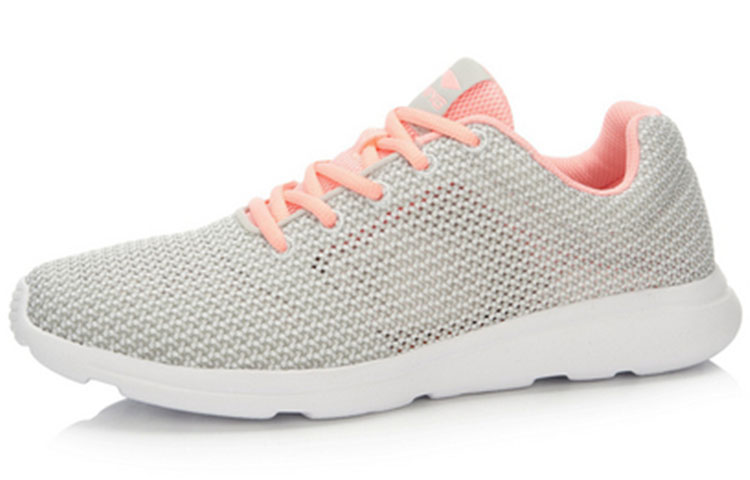 Li Ning Easy Run Cushioning Slip Resistant Abrasion Resistant Low top Running Shoes Women’s Gray