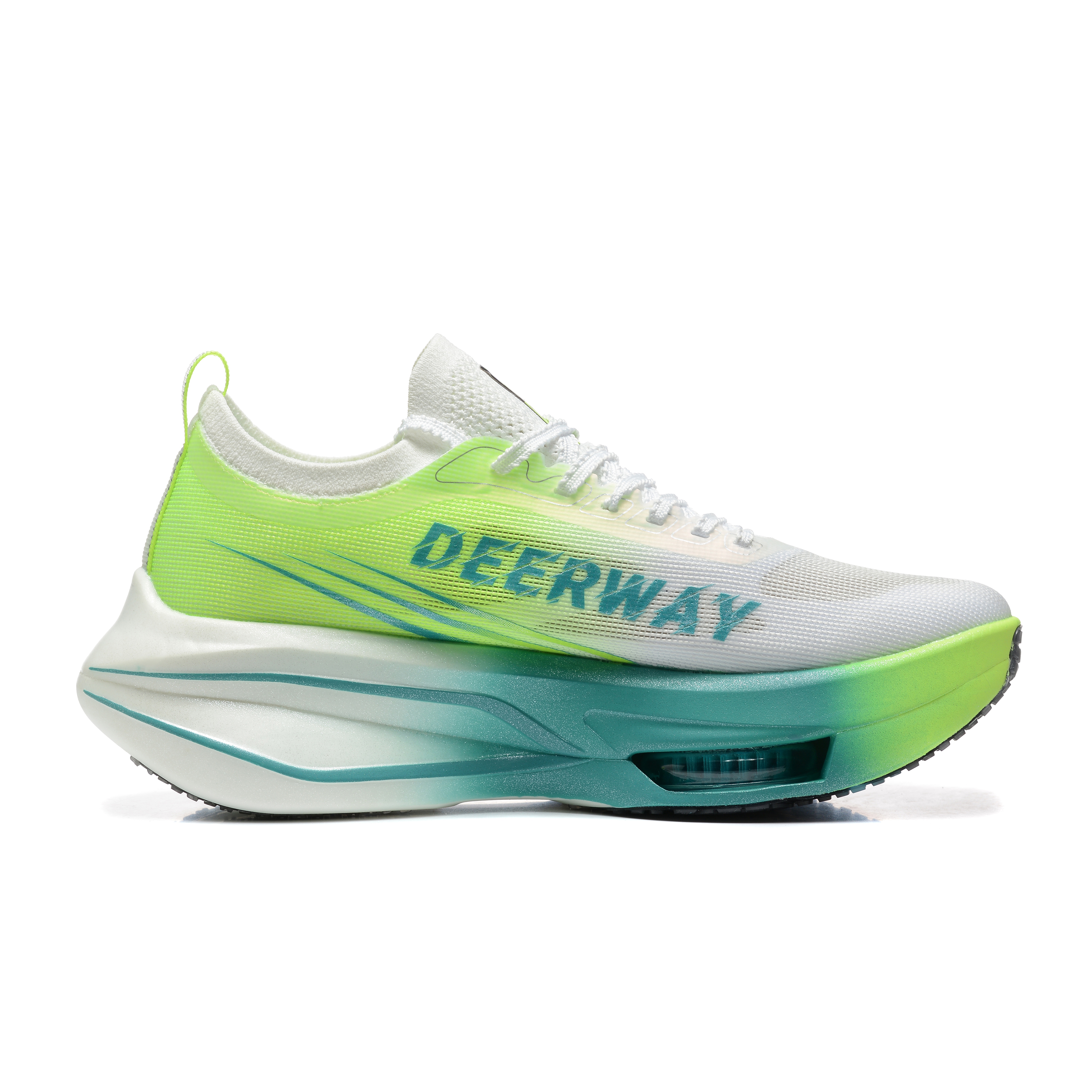 DEERWAY Running Shoes Unisex White Green