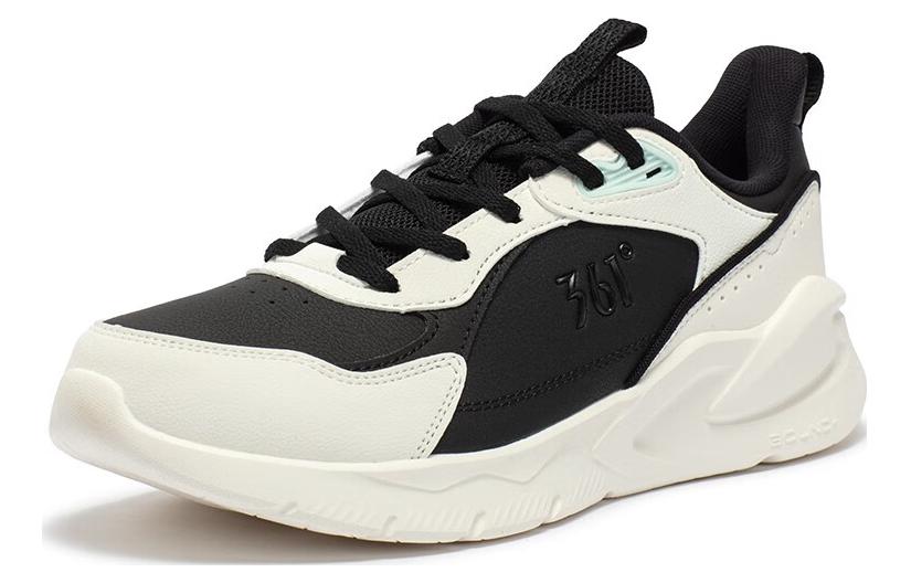361° Comfortable Cushioning Slip Resistant Cushioning Slip Resistant Low top Running Shoes Women’s White Black