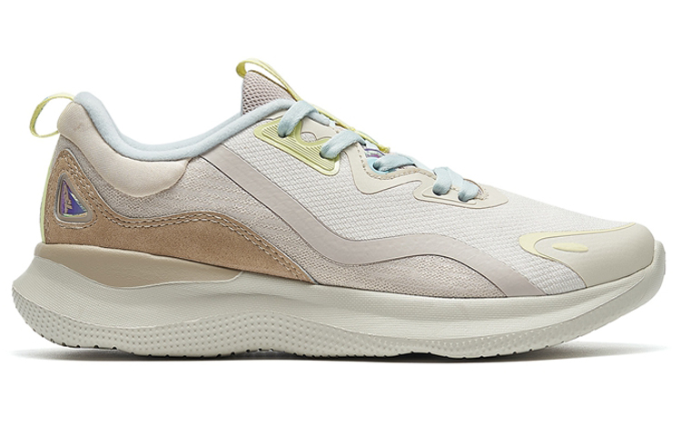 XTEP Soft Cube Running Shoes Women’s Low Top Beige/Gray