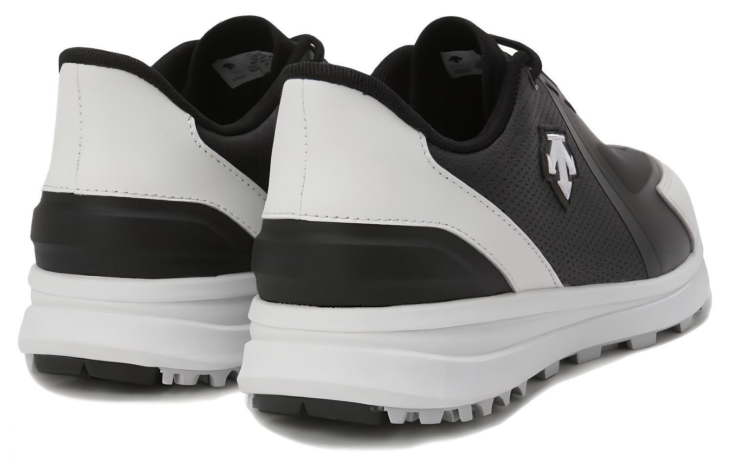 DESCENTE D JOGGER Cushioning Abrasion Resistant Cushioning, Wear Resistant Low top Golf Shoes Unisex Black