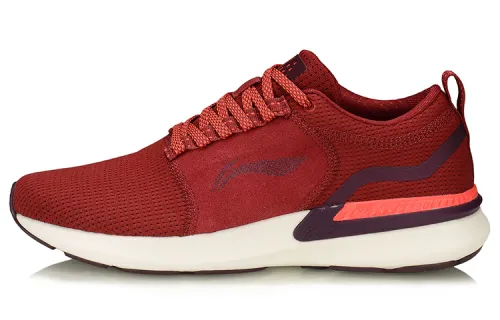 Li Ning Arashi Cushioning Low top Running Shoes Unisex Red Purple