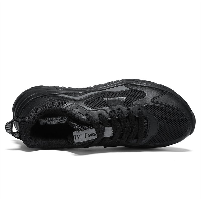 361° Cushioning Lightweight Cushioning Lightweight Low top Casual Running Shoes Women’s Black Gray