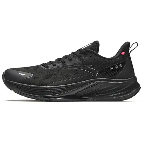 Anta Rocket 6.0 Cushioning Slip Resistant Low top Running Shoes Men's Black