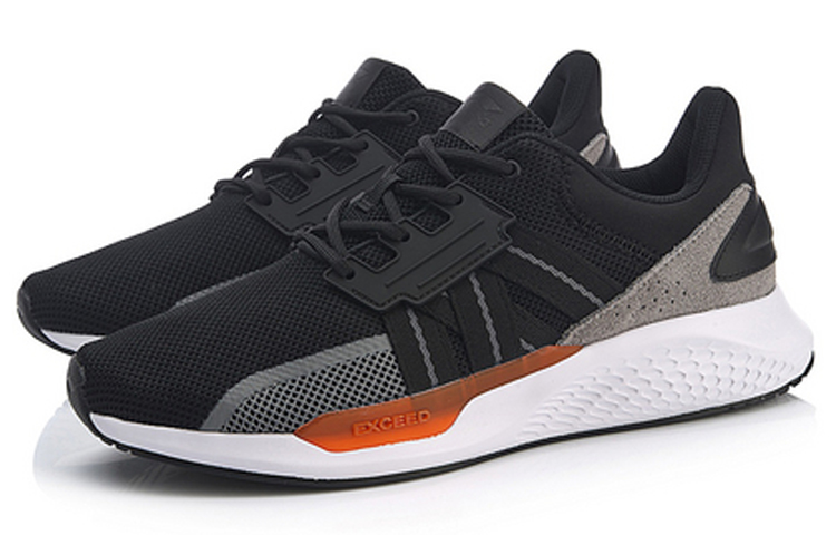 Li Ning Xingcheng 2 Support Low top Running Shoes Unisex Black Gray