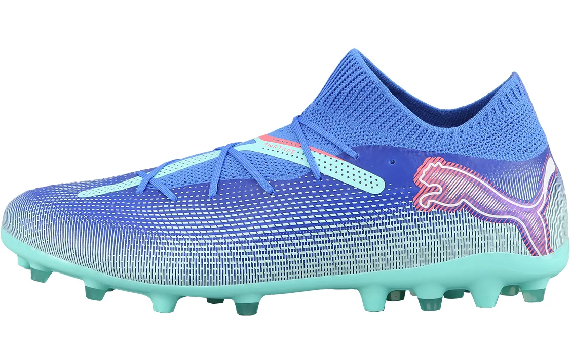 PUMA FUTURE 7 PRO MG Multi Ground Soccer Shoes Men's Blue Green