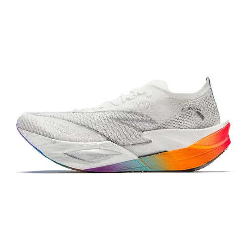 Anta C202 6.0 PRO Low top Double Layer Nitrogen Technology PRO Marathon Running Shoes Women's White Silver