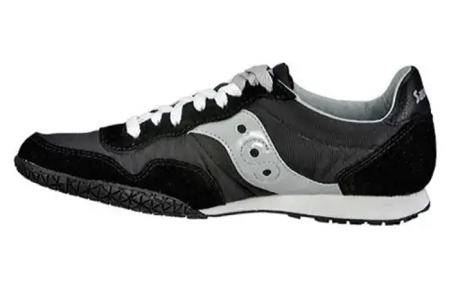Saucony Bullet Sports Abrasion Resistant Breathable Low top Running Shoes Men's Black