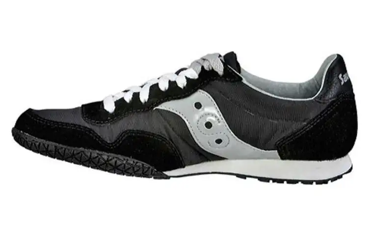 Saucony Bullet Sports Abrasion Resistant Breathable Low top Running Shoes Men's Black