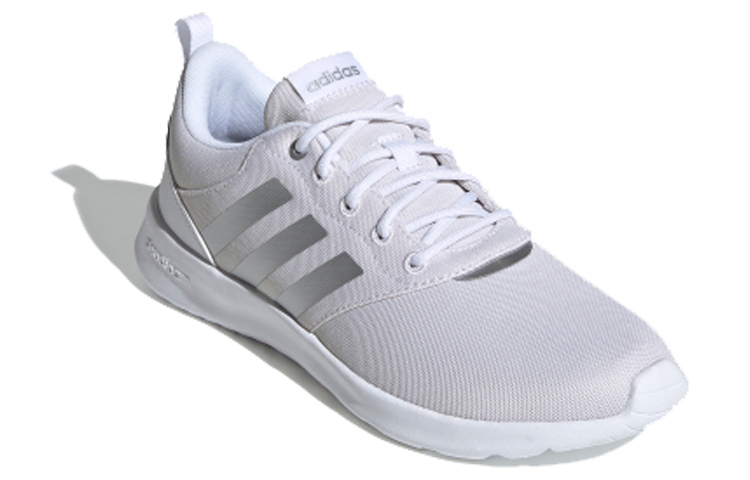 Женские кроссовки adidas neo Qt Racer 2.0 (серебристо-серые) — Серый / серебристый — фото 3