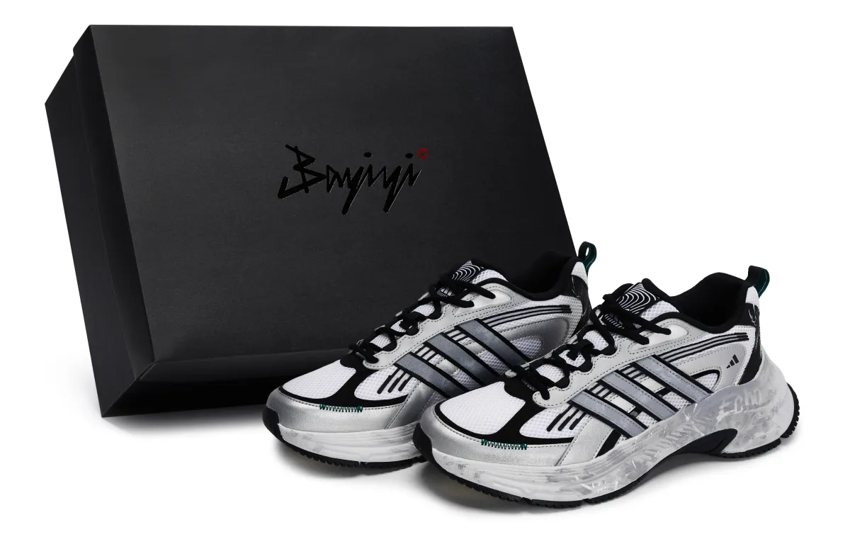 Adidas FC CLASSIC Slip Resistant Abrasion Resistant Low top Running Shoes Unisex Black Gray Silver