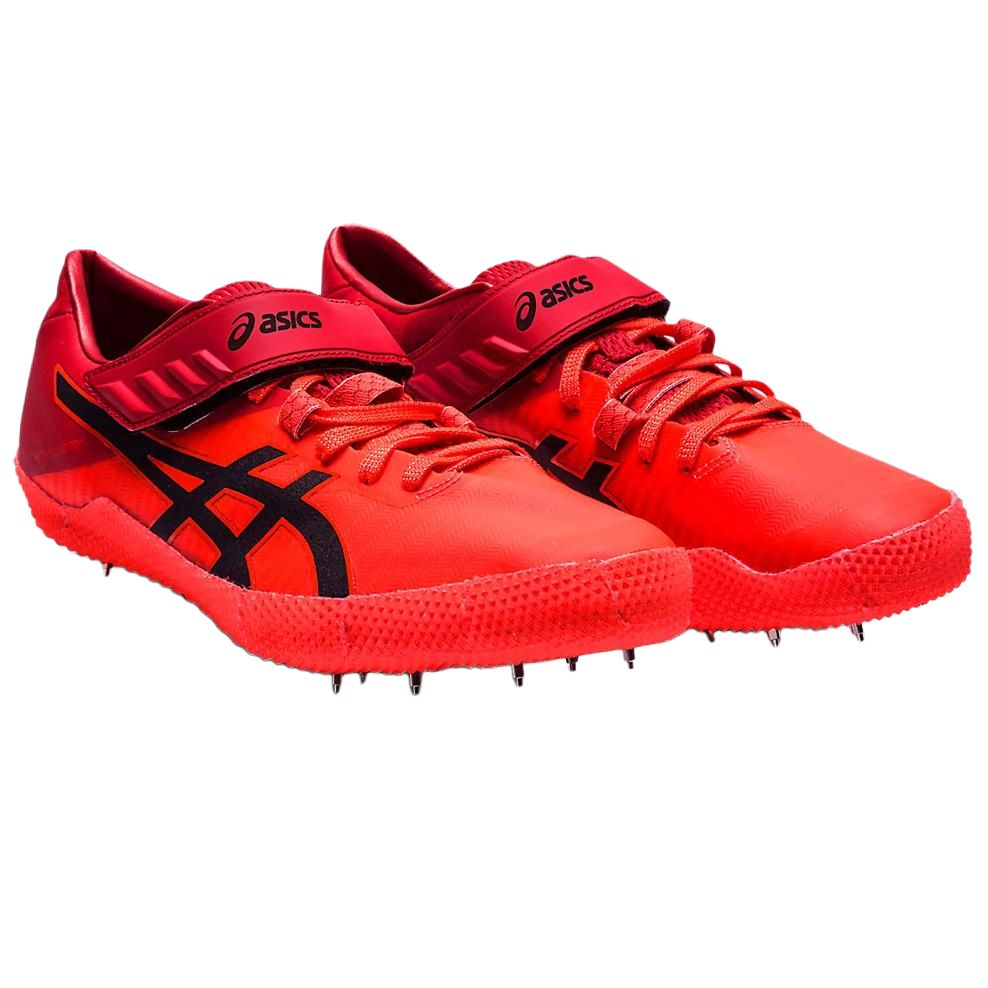 Asics High Jump Pro 2 Comfortable And Lightweight Artificial Leather Low top Running Shoes Men’s Red