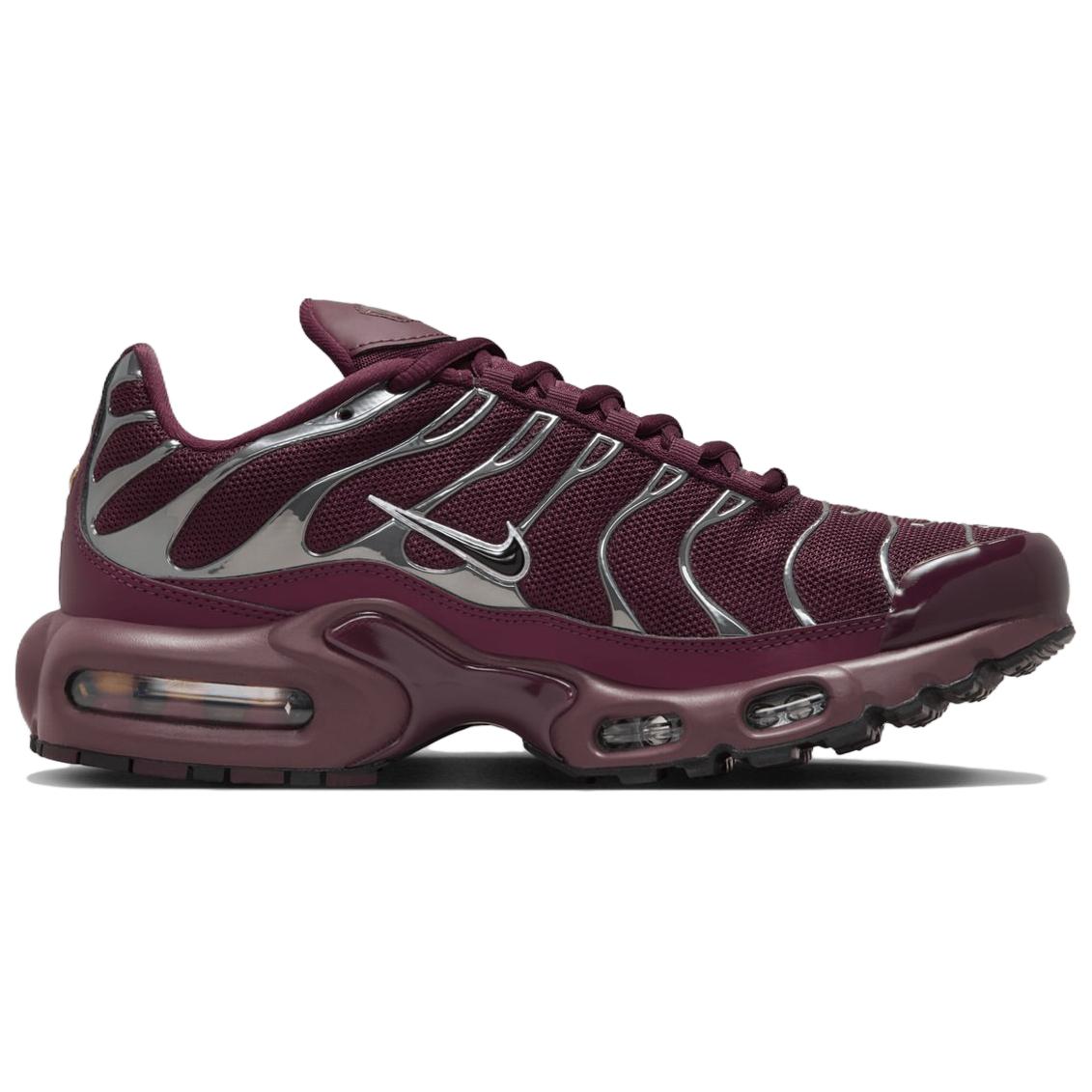 Nike Air Max Plus Se Night Maroon Metallic Silver Women’s