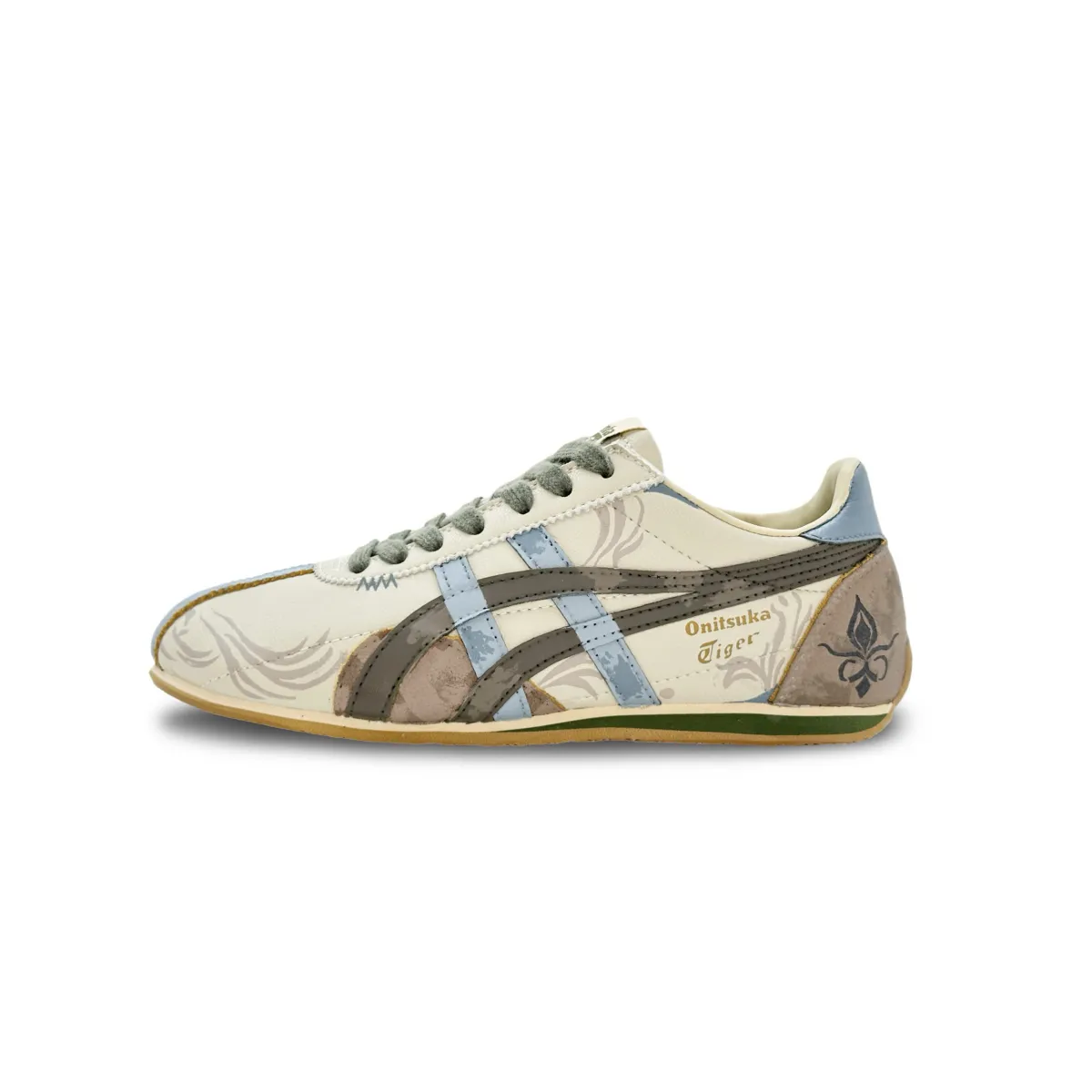 Onitsuka Tiger Runspark Abrasion Resistant Lightweight Wear resistant And Lightweight Low top Casual Running Shoes