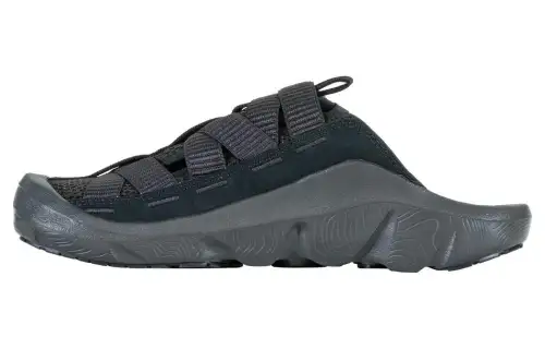 Oboz Footwear Versatile Closed Toe Slippers Men's Black Gray