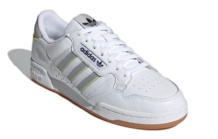 Мужские кеды adidas Continental 80 Stripes (серебристо-серые) — фото 3