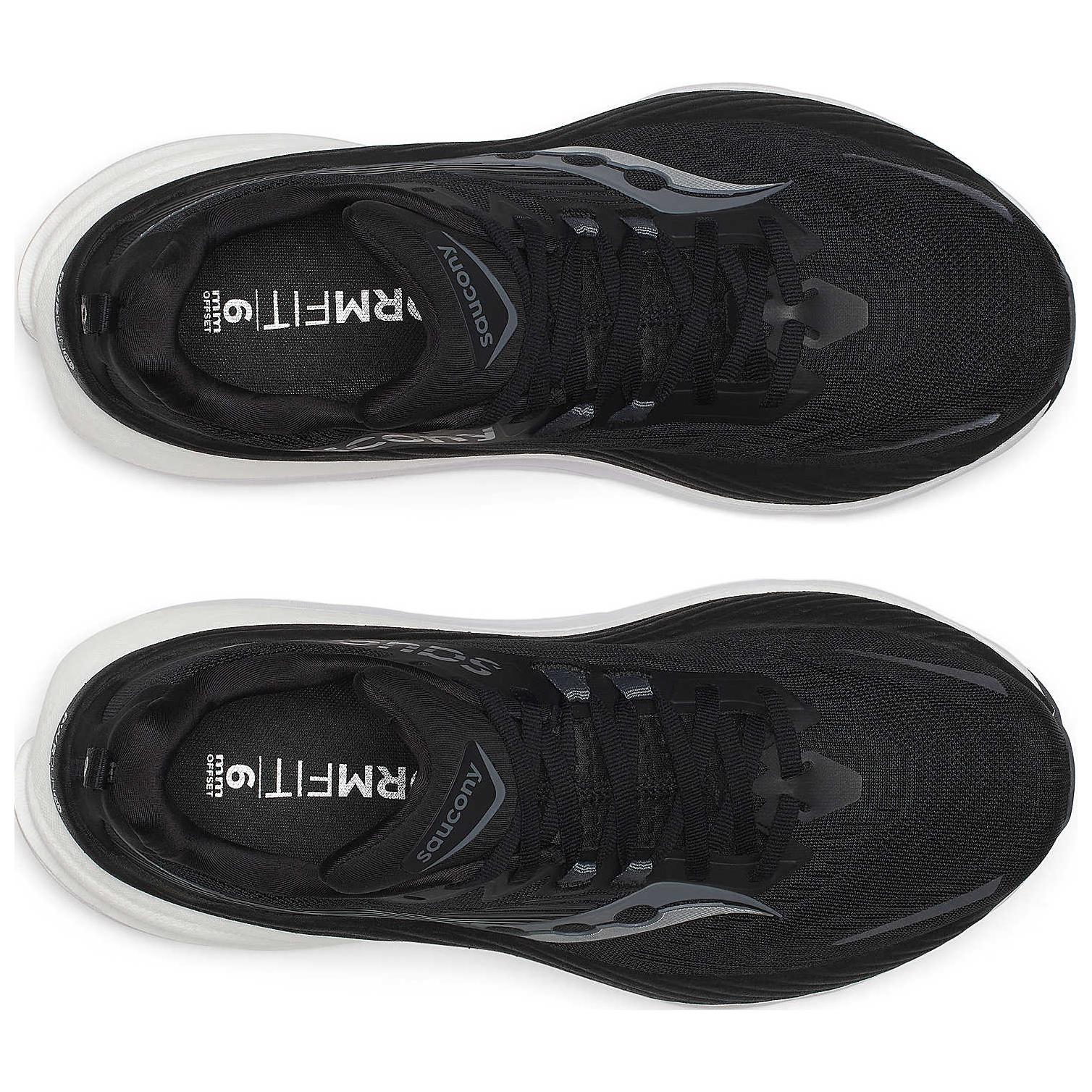 Saucony Slip Resistant Abrasion Resistant Low top Running Shoes Men’s Black