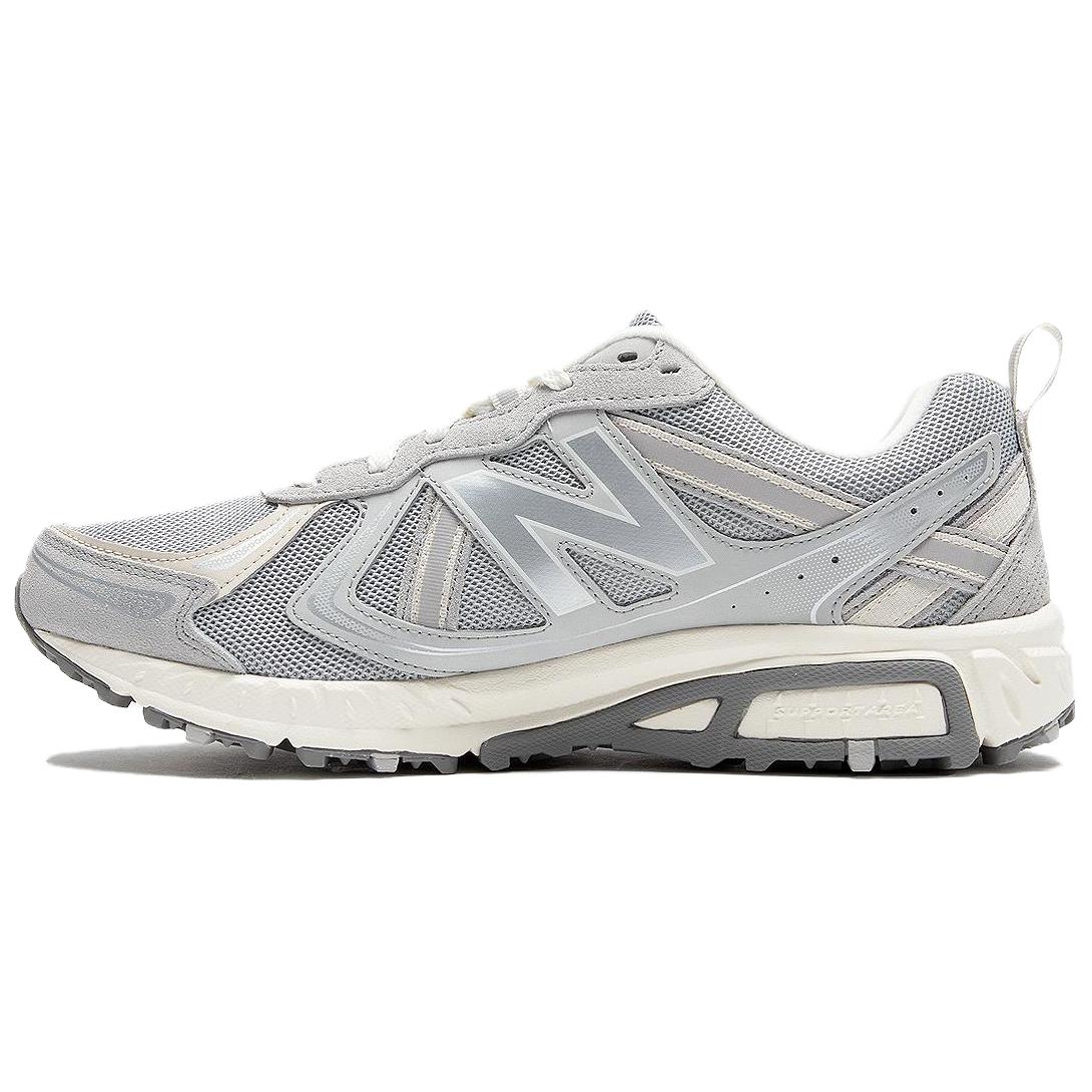 New Balance NB 410 V5 Abrasion Resistant Low top Running Shoes Unisex Silver Gray
