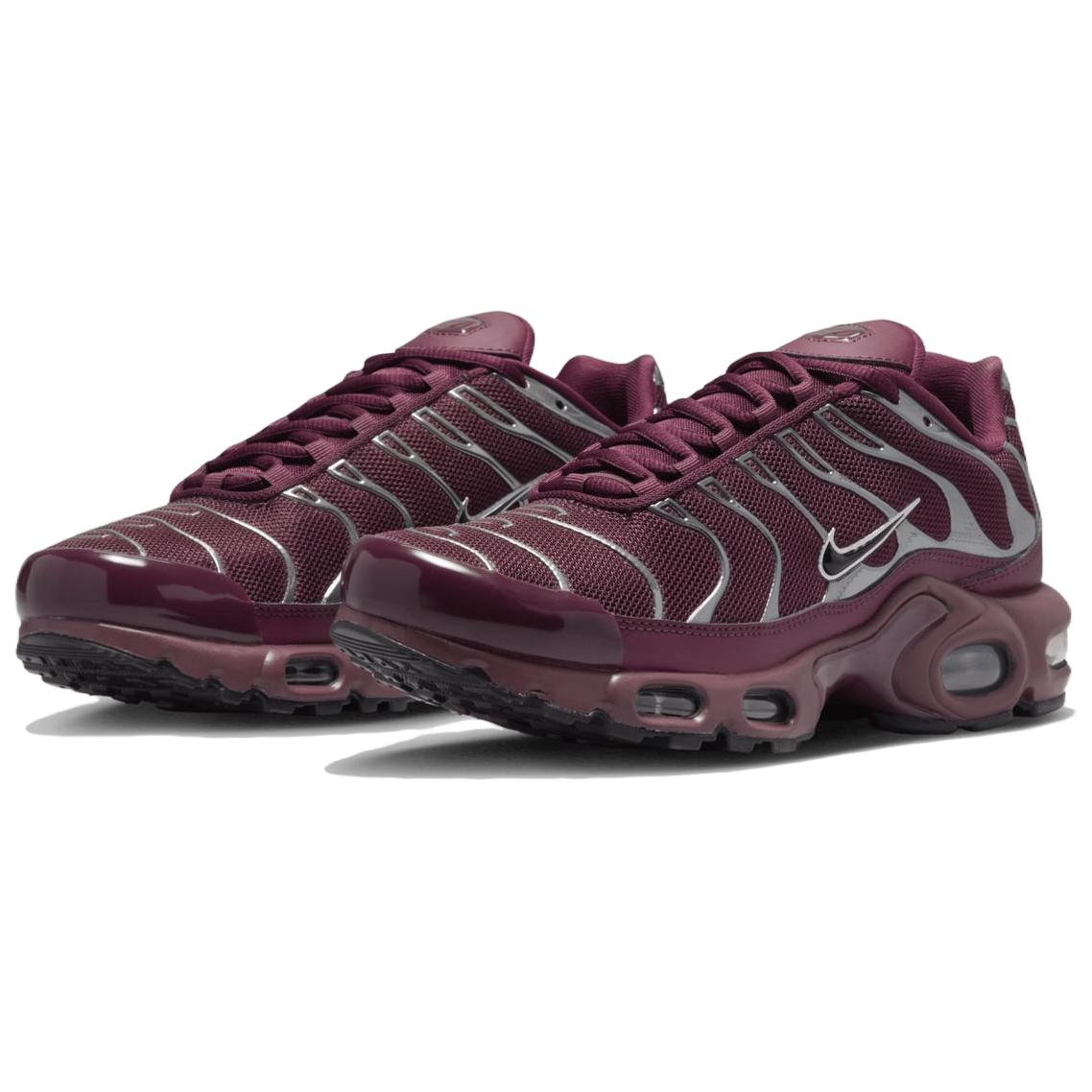 Nike Air Max Plus Se Night Maroon Metallic Silver Women’s