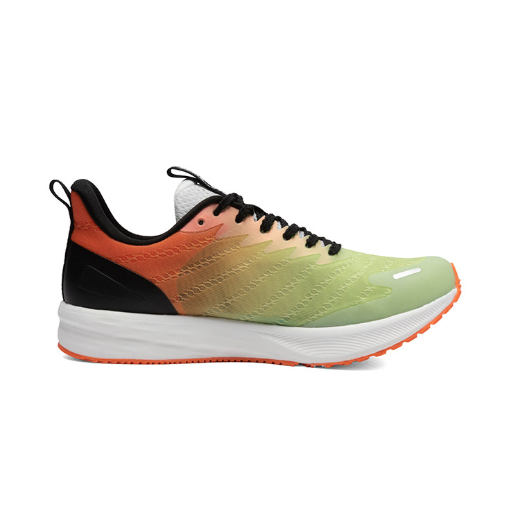 LPMX Cushioning Slip Resistant Breathable Support Lightweight Rebound Low top Running Shoes Unisex Lava Orange