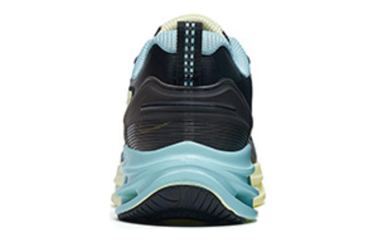 XTEP Cushioning Anti Slip Wear Resistant Breathable Lightweight Rebound Low Top Running Shoes Men’s Black