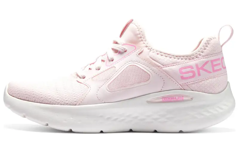 Skechers Go Run Lite Fabric Cushioning Low top Casual Running Shoes Women's Pink
