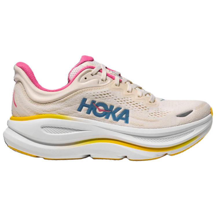 HOKA ONE ONE Bondi 9 Breathable Running Shoes Women’s Beige D Width