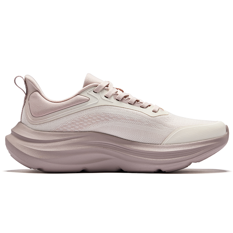 Erke Running Shoes Women’s Low Top Unbleached Original Color Yam Gray