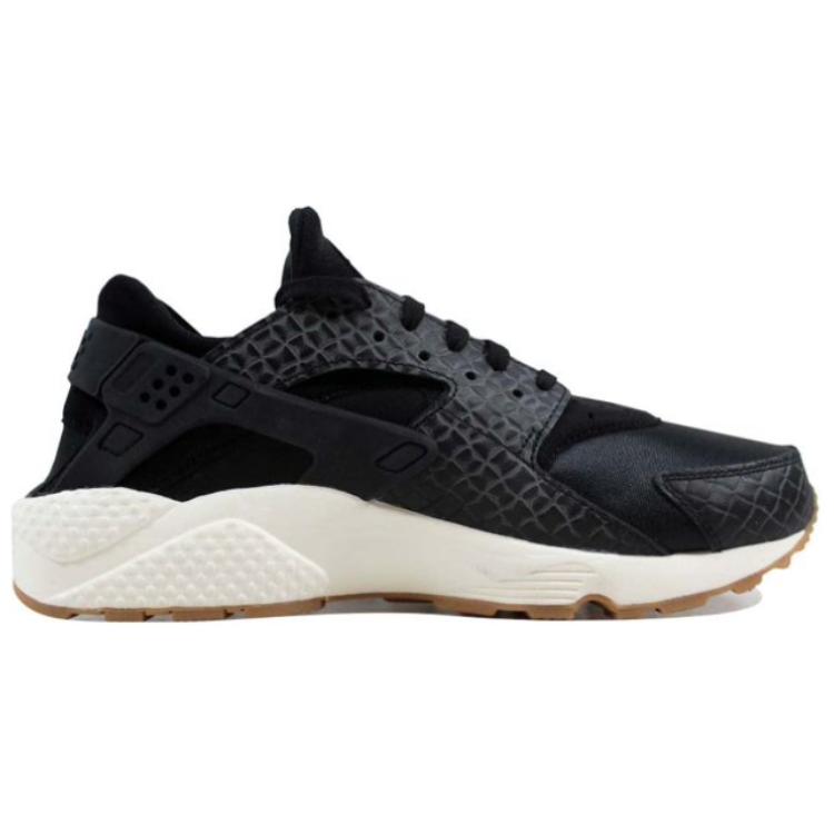 Nike Air Huarache Run Premium Black/Black Sail Gum Medium Brown Women’s